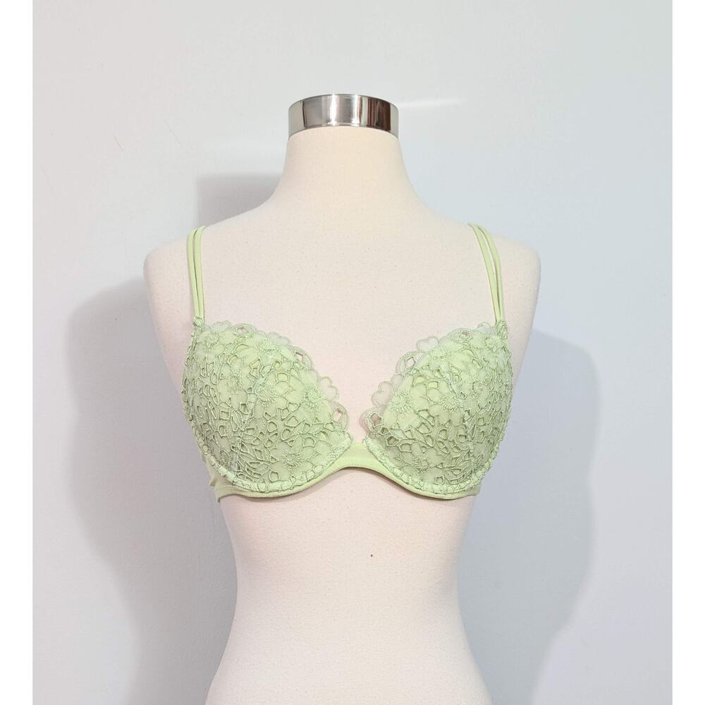 Malizia by La Perla Green Eyelet Bra